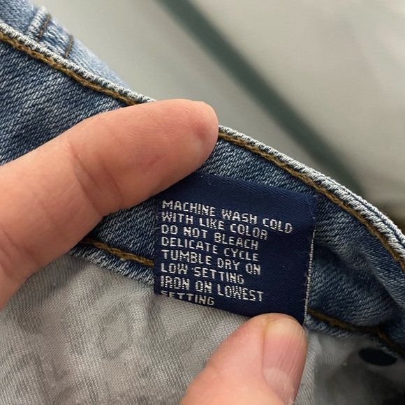 Gold sequin pockets jean shorts size 30 - Picture 11 of 11